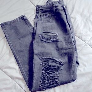 NWOT Black distressed Jeans 👖